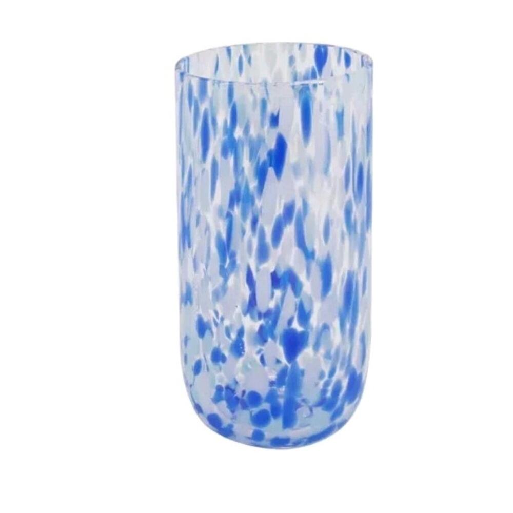 Madison Home 16.9 fl oz Tortoise Highball Glass BlueBlow Glass